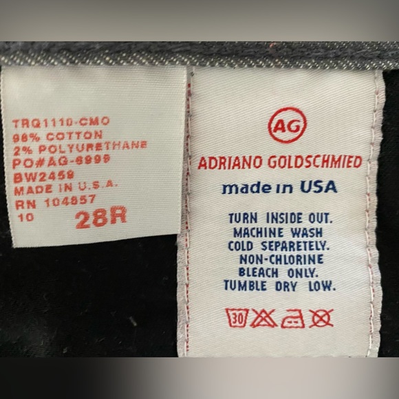 NWOT Adriano Goldschmied JEANS NWOT 28R - Picture 7 of 10
